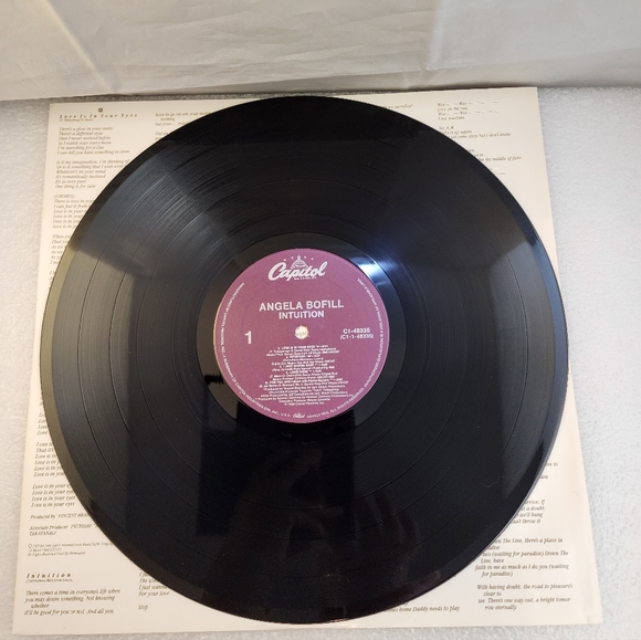 1988 Angela Bofill Intuition Vinyl Record Capital Records - Picture 6 of 11